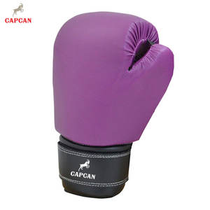 Gants de boxe en cuir à rembourrage haute densité avec fermeture auto-agrippante, design léger pour le kick-boxing et mouvements de main fluides - Product Image 3