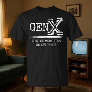 Camiseta Gen X Muchas Memorias Sin Prueba Diseño sarcástico - Product Image 3