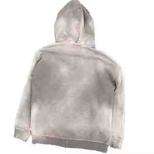 Sweat à capuche surdimensionné délavé à l'acide avec logo personnalisé 100% coton Street wear avec sweat à capuche zippé brodé pour l'hiver - Product Image 6