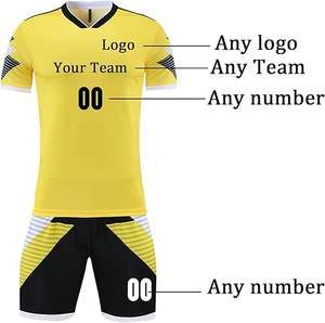 เสื้อฟุตบอลสำหรับผู้ชาย ผู้หญิง ชุดฟุตบอลสำหรับเด็ก/ผู้ใหญ่ พร้อมชื่อ เบอร์ ทีม และโลโก้ - Product Image 3