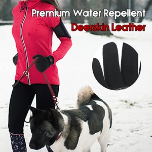 High Sheepskin Gloves Men's Cycling Warm Touch Screen Protection UV400 Lightweight Sports Wear Resistance Labor Protection - Product Image 2