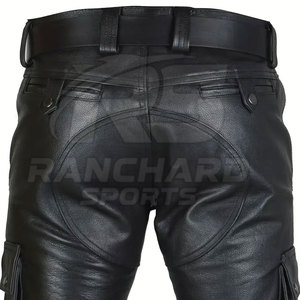 Pantalones de Cuero PU para Hombre de Alta Calidad, Diseño Moderno, Pantalones de Cuero para Hombre, Material Suave y Cómodo - Product Image 6