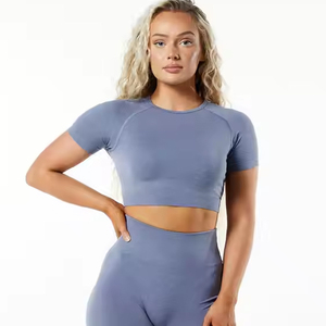 Conjunto de yoga para mujer Transpirable de secado rápido Tallas grandes para mujer Fitness Yoga Conjuntos de 2 piezas para damas - Product Image 5