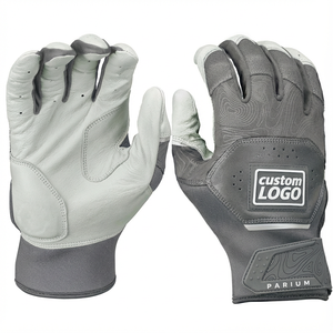 Großhandel Baseball-Schlagballhandschuhe mit individuellem Klettverschluss, hydrophobem Innenfutter, synthetischer Handfläche, alle Größen, Softball-Schlagballhandschuhe - Product Image 1