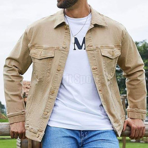 Chaqueta de invierno para hombre de alta calidad con corte moderno y tela suave, chaqueta de mezclilla para hombre, atuendos casuales. - Product Image 5