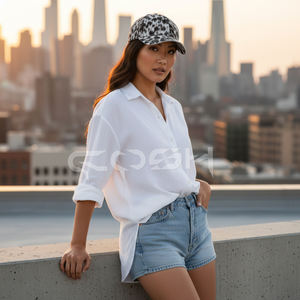 Cow Hair On Leather <b>Caps</b> - Product Image 2