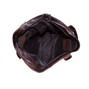 Mochila Práctica de Cuero Genuino Moroccan Soul Modelo 062 con Patrón de Letras MA Origin para Viaje - Product Image 2