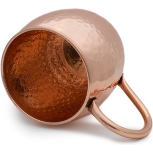 Handcrafted Moscow Mules Copper Mugs 100% Pure Copper Solid Moscow Mule Mug 24 Ounce <b>Extra</b> <b>Large</b> Size No Lining Hammer Koi - Product Image 2