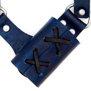 100% grenouille épée en cuir de renaissance gaucher faite à la main de couleur bleue en cuir véritable meilleure vente grenouille épée médiévale - Product Image 2