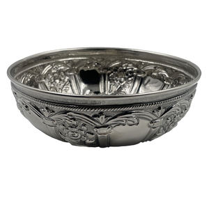 Bol de hammam traditionnel fait à la main en laiton rond, artisanat d'art avec motif oriental pour le bain - Product Image 4