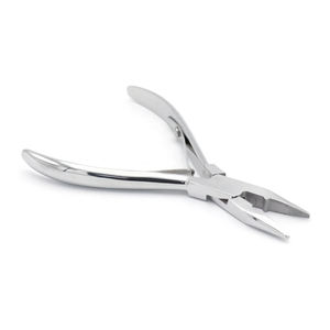 Kit de herramientas de extensión de cabello profesional Aguja y alicates de acero atados a mano de alta calidad con elegante bolsa de cuero de acero inoxidable - Product Image 2