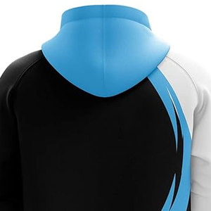 Sudadera con capucha de algodón 100% ligera informal para hombre transpirable patrón sólido estampado polar bolsillo transpirable para invierno XS liso teñido - Product Image 4