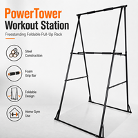 Station d'entraînement BNcompany PowerTower support de traction et de trempage robuste sur pied pour la conception pliable de la salle de sport à domicile