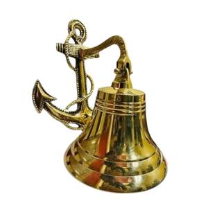 Cloche murale de roue de bateau en bois accessoires de décoration de la maison cloches de luxe prix de gros décoration murale décorative cloches nautiques dernières - Product Image 6