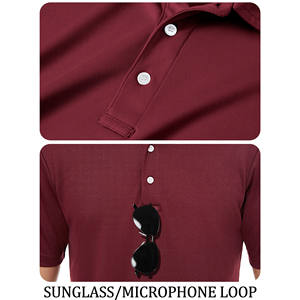 Chemises polo de golf personnalisées de haute qualité OEM pour hommes, chemises polo en coton pour hommes, manches courtes, impression de logo personnalisée, broderie - Product Image 4