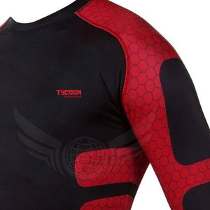 Recién llegado personalizado Rash Guard Etiqueta Privada Rash Guard en el mejor Material bajo MOQ Rash Guard - Product Image 3