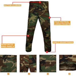 Le client de la mode tendance a demandé l'uniforme tactique respirant et imperméable Camo ensemble uniforme tactique pour la chasse randonnée - Product Image 6