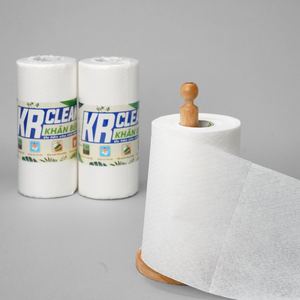 Krclean Lingettes de cuisine 50 feuilles de serviettes blanches non tissées lavables et réutilisables pour nettoyer les taches de graisse, d'huile et d'aliments - Product Image 1