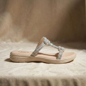 Sandalias Radiant Glow 414 G Crystal Slides, Transpirables, Impresas, Impermeables, de Lona y Goma PU, Antideslizantes, Diseño Abierto para Verano e Invierno - Product Image 3