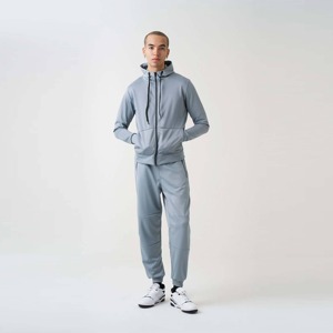 Conjunto de Jogger de lana gris Tech, chándal de alto rendimiento para entrenamiento físico, trajes casuales y ropa de Viaje cómoda OEM - Product Image 2