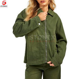 100% Cotton Women <b>Jackets</b> Breathable Trendy Fashionable <b>Customized</b> Stylish <b>Jackets</b> for Sale - Product Image 5