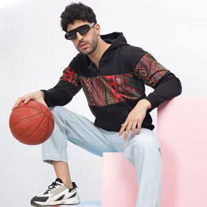 Factory Blank Pullover Loose Fit Hoodies Hombres Estilos Casual Sudaderas con capucha Personalice su propia Sudadera con capucha - Product Image 5
