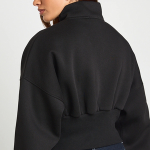 Sweat-shirt pour femme à prix d'usine, couleur unie, manches longues, finition propre, vêtement pour femme, couleur unie, pour un ajustement confortable - Product Image 5