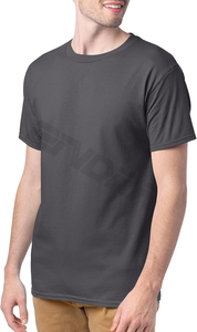 T-shirt à col arrondi à blocs de couleurs à la mode pour hommes - Product Image 5