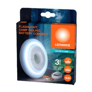 Torcia da campeggio a batteria con moschettone e magnete 1.8W 180Lm (Ledvance 175688) - Product Image 2