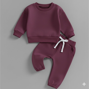 Conjunto de Ropa Unisex para Bebé, Sudadera de Manga Larga con Pantalones de Cintura Elástica - Product Image 2