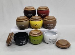 Recipiente metálico multiusos con acabado de recubrimiento en polvo y conservación de frescura para el almacenamiento de especias en la cocina. - Product Image 3