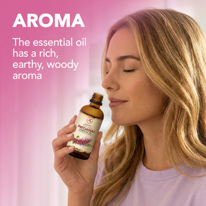 Aromatika Aceite Esencial de Pachulí 100% Puro 100ml Aromaterapia Natural Piel Seca Aroma Dulce Destilado al Vapor - Product Image 3