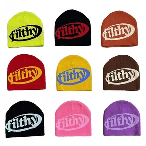 หมวกบีนนี่แฟชั่น2025ถักให้ความอบอุ่นสำหรับผู้ชายผู้หญิง Y2K สไตล์ฮิปฮอปสไตล์สตรีทหมวกถักสำหรับฤดูหนาว - Product Image 6