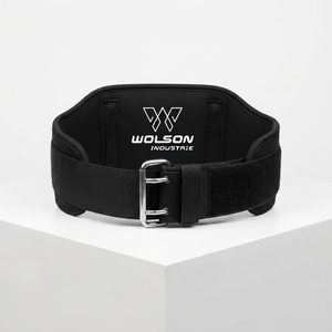 Comfort Fit Adjustable Neoprene Weightlifting <b>Belt</b> with Soft Inner Lining for Gym <b>Exercise</b> Squats Deadlifts and General Fitness - Product Image 1
