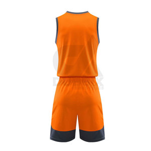 Meilleures ventes d'uniformes de basket-ball personnalisés pour adultes, ensembles de maillots d'entraînement respirants, nom de l'équipe, impression par transfert thermique, 100% polyester - Product Image 2