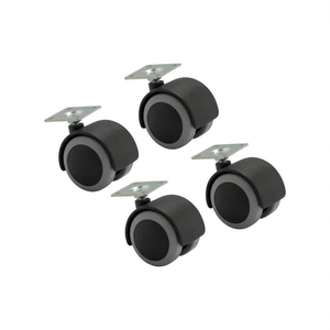 Set di 4 rotelle girevoli in PU per mobili, per cassetti del bagno Koricini Vieste - Product Image 2