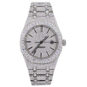 Reloj de Lujo con Diamantes Moissanite VVS, Estilo Hip Hop, Brillante, en Oferta, para Hombre - Product Image 4