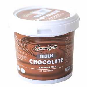 Pâte de chocolat liquide en gros au meilleur prix Cacao Talk, chocolat au lait HALAL OEM/ODM pour pâtisserie, biscuits et cookies 12 - Product Image 1