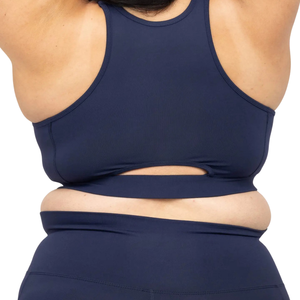 Soutien-gorge de sport à compression pour femmes rondes, soutien-gorge de yoga grande taille à maintien élevé, fermeture éclair sur le devant, bretelles réglables - Product Image 2