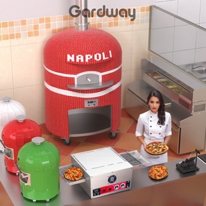 Un mattone di pietra fai da te in legno ha sparato fuoco kit moderno Gas elettrico forno per la cottura panetteria dalla cina italia in Thailand turchia vendita - Product Image 1