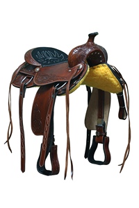 Selle de cheval western de qualité supérieure, personnalisée, avec siège en cuir souple, pour l'équitation, au meilleur prix - Product Image 6