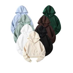 Sudaderas Cortas de Alta Calidad para Mujer, Ropa Deportiva, Sudaderas con Capucha Corta, Ropa de Mujer, Talla Grande, Transpirable, Informal - Product Image 1