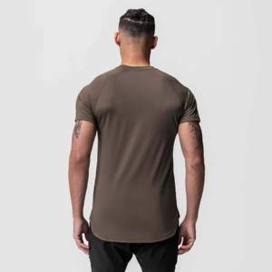 T-shirt en jersey de performance à séchage rapide pour hommes actifs en tissu de coton/bambou vierge pour les entraînements Sports de plein air - Product Image 2