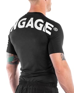 Vente en gros Design personnalisé à manches longues MMA Rash Guards Sublimation complète Fabriqué avec 100% coton Logo personnalisé et taille - Product Image 3