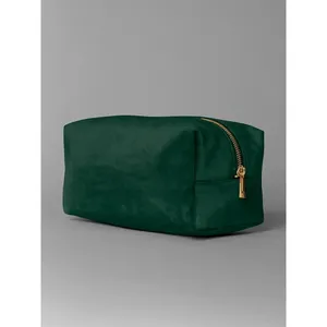 Bolsa de Aseo de Terciopelo Sostenible Personalizada, Estuche de Belleza Personalizado para Merchandising - Product Image 5