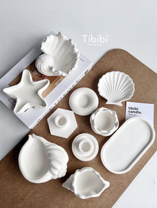 Handcrafted White Cement Storage Tray for Home <b>Decor</b> and Desktop Organization, Minimalist Concrete Design Made in Vietnam - Product Image 5