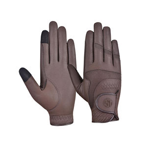 Guantes de cuero personalizados para montar a caballo para hombres, transpirables y ajustables para una cómoda experiencia de equitación. - Product Image 3
