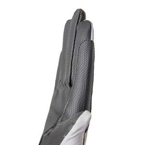 Gants d'équitation professionnels cheval coton tissu cuir sport Baseball gant équestre écran tactile doigts capacité - Product Image 4