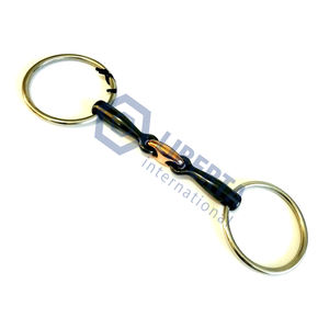 Mèche à anneau lâche avec losange en cuivre fabriqué à partir de tailles de fer doux 4.5 "à 6.5" Liberta International - Product Image 6