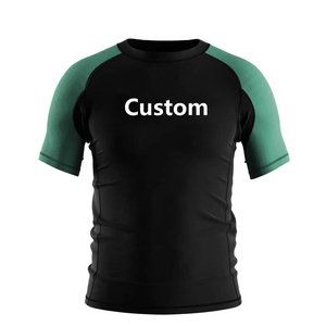 BJJ No Gi Rashguard fábrica personalizada Jiu Jitsu camisa de compresión de secado rápido MMA ropa de entrenamiento OEM ODM fabricante - Product Image 1